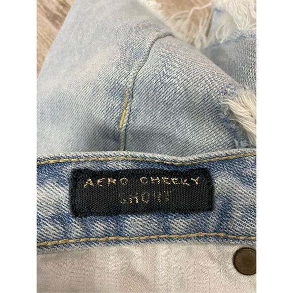 Aeropostale Aero Cheeky Jean Shorts Size 8 - Picture 5 of 5